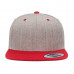 Кепка FlexFit 6089MT - Classic Snapback Heather/Red